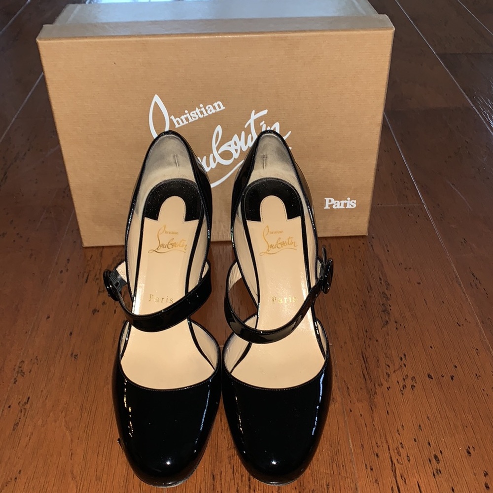 Christian Louboutin Miss Kawa 85 Patent Black